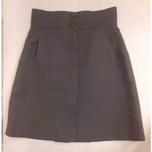 24 - Salvatore Ferragamo and Fendi-Two ladies skirts comprising a Ferragamo brown pleated fleece wool ski... 