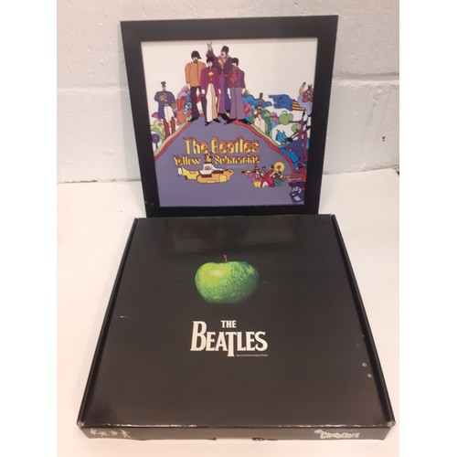 182 - A Coalport Characters Beatles special edition no:13 of 1000 painted plaque Circa 2007 by Apple corps... 