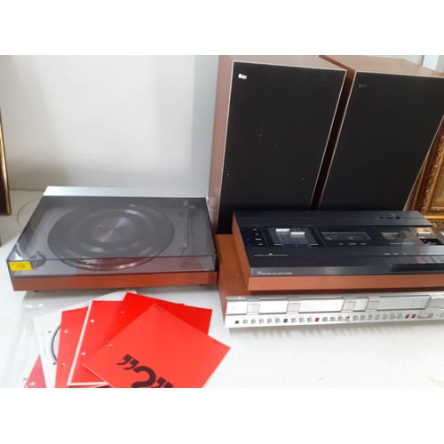 178 - A Bang & Olufson Beogram 3000 turntable together with a Beomaster 3000-2 tuner, a Beocord 2200 casse... 