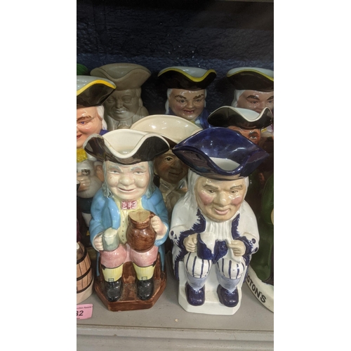 113 - A collection of mid 20th century Toby jugs to include mostly musical examples
Location: 3-3
If there... 