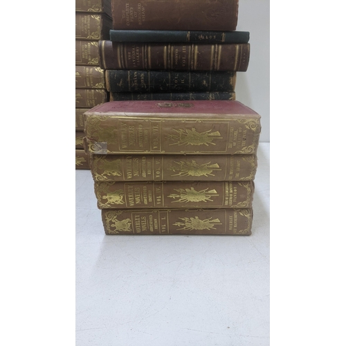 179 - A collection of vintage books to include Waverley novels - Abbotsford Edition 12 volumes, together w... 