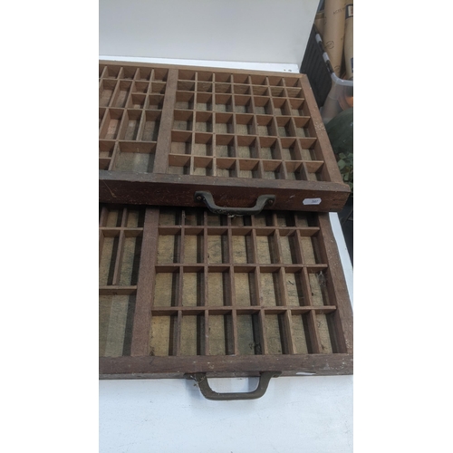 180 - Two wooden printers organisational trays
Location: SL
If there is no condition report shown, please ... 