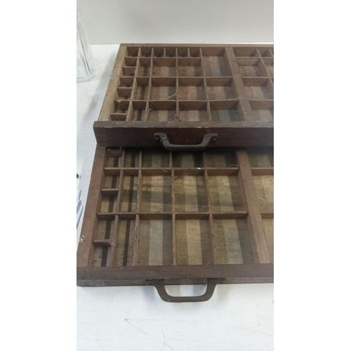 180 - Two wooden printers organisational trays
Location: SL
If there is no condition report shown, please ... 