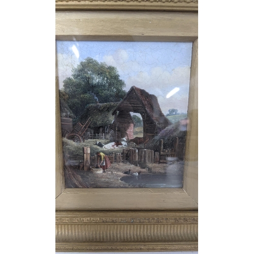 208 - This Lot Has Been Withdrawn

Two 19th century framed and glazed oil paintings depicting countryside ... 