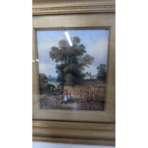 208 - This Lot Has Been Withdrawn

Two 19th century framed and glazed oil paintings depicting countryside ... 