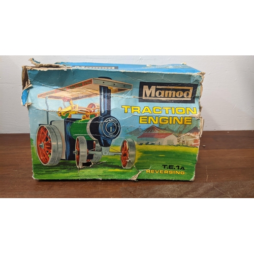 298 - A boxed Mamod traction engine no.TE 1A Location: A2M
If there is no condition report shown, please r... 