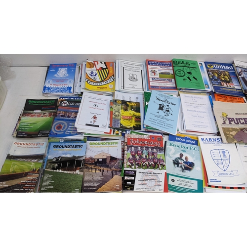 61 - A large collection of mostly non league football programmes, as well as football league, Northern Ir... 