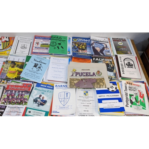 61 - A large collection of mostly non league football programmes, as well as football league, Northern Ir... 