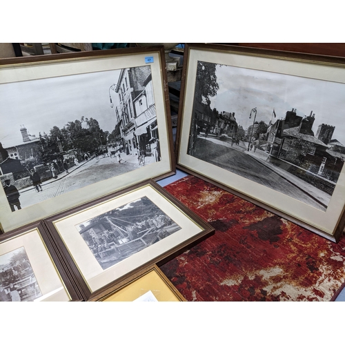 431 - A collection of photographs and reproduction photographs of local Maidenhead town scenes and river T... 