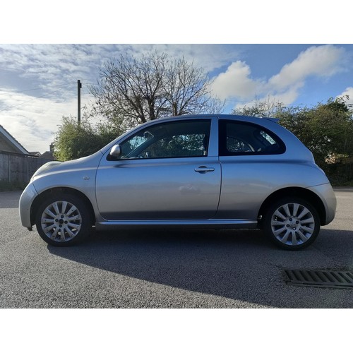 473 - A 2009 Nissan Micra Pure Drive 1.2 Reg no: HG09 EZM, 105,673 miles, silver, petrol, manual, MOT unti... 