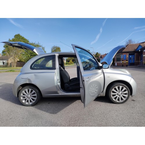 473 - A 2009 Nissan Micra Pure Drive 1.2 Reg no: HG09 EZM, 105,673 miles, silver, petrol, manual, MOT unti... 