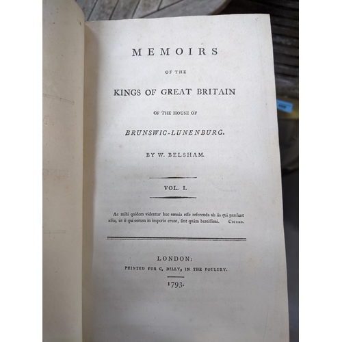 541 - Books - William Belsham - History of Great Britain from the Revolution to the Accession of the House... 