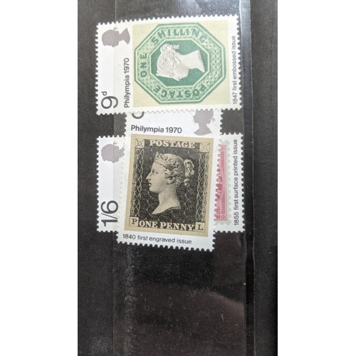 412 - A quantity of postage stamps from around the world to include a Penny Red, Penny Black, an album o A... 