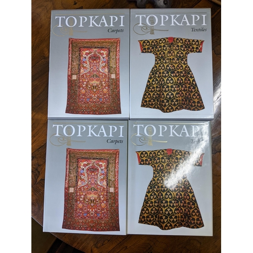 136 - Books-2 books comprising The Topkapi Saray Museum, 'Costumes, Embroideries and other Textiles' and '... 