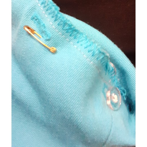 13 - Christian Dior-A late 20th Century ladies black fitted jacket having detachable turquoise collar and... 