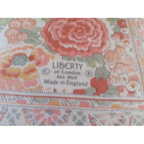 152 - Liberty- A group of 7 vintage silk scarves A/F circa 1970's-80's. Location: BWR
Condition: Some have... 