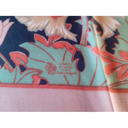 152 - Liberty- A group of 7 vintage silk scarves A/F circa 1970's-80's. Location: BWR
Condition: Some have... 