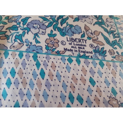 152 - Liberty- A group of 7 vintage silk scarves A/F circa 1970's-80's. Location: BWR
Condition: Some have... 