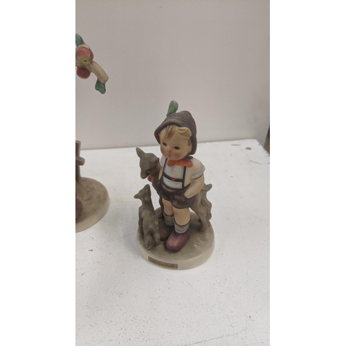 282 - Twelve W.Groebel figurines to include 56/A Culprits Boy in Tree, 16-2/O Little Hiker, 73, 75 Little ... 