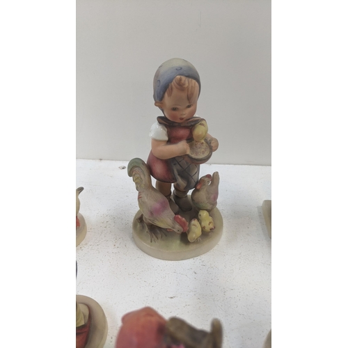 282 - Twelve W.Groebel figurines to include 56/A Culprits Boy in Tree, 16-2/O Little Hiker, 73, 75 Little ... 