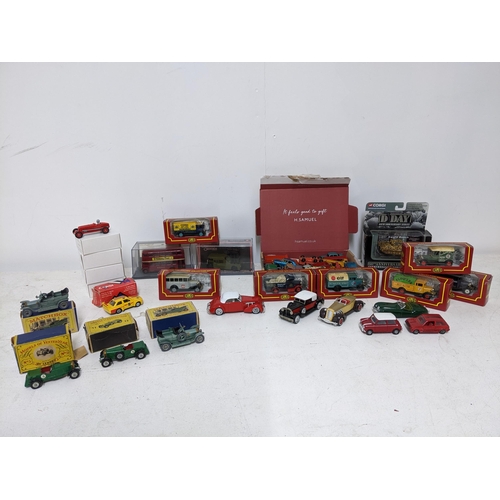 306 - A selection of matchbox, cameo village collection, Corgi original omnibus matchbox and other model d... 