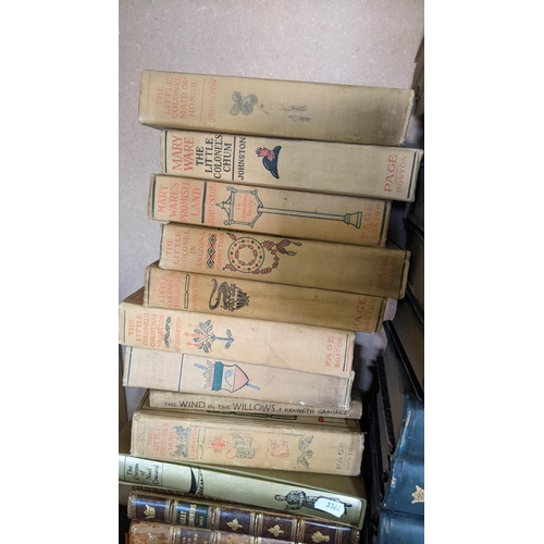 400 - Mixed books to include a set of Page Johnston books, 'Wind in the Willows' by Kenneth Grahame and ot... 