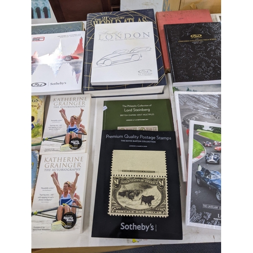 328 - Auction catalogues from RM auctions, Sotheby's, some still sealed, mainly relating to classic vehicl... 