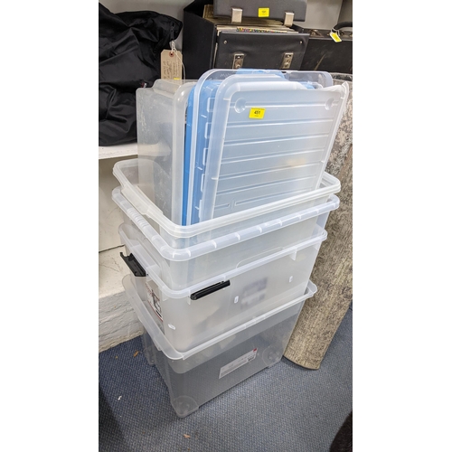 451 - A quantity of plastic storage boxes. Location:RWM
If there is no condition report, please request