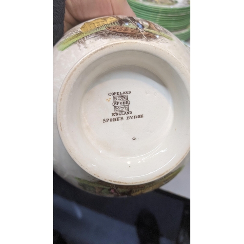 429 - Spode Byron part dinner service, some A/F, to include platters, tureen and other items Location:SL
I... 