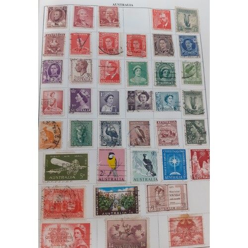 550 - Stamps- A vintage Pelham Major worldwide stamp album and contents, mainly 1940's and later, to inclu... 