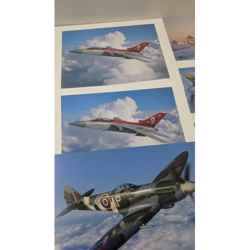 533 - Aviation prints, all 13 examples photographed by John M Dibbs to include Supermarine Spitfire PR x 1... 