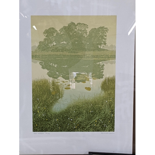 488 - Five pictures to include a limited edition print by Kenneth Leech titled 'Still Waters' 54/150, anot... 