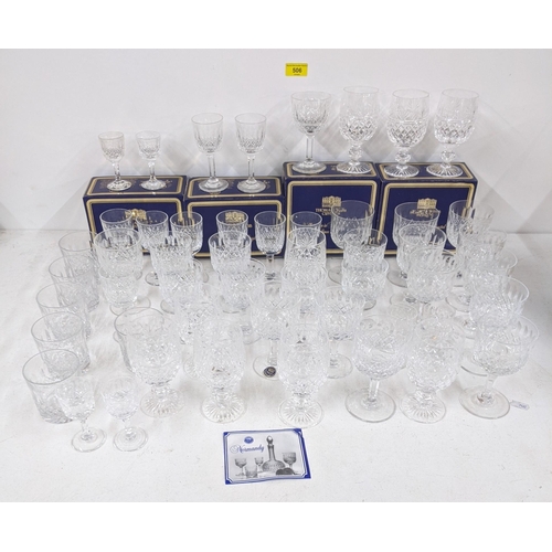 506 - A collection of Thomas Webb crystal to include tumblers and other glassware, some boxed
Location:4.1... 