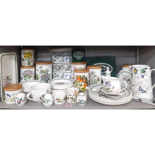 350 - Portmeirion Botanical Gardens kitchen ware, Botanic Garden Birds plates, a Susan Williams Ellis desi... 