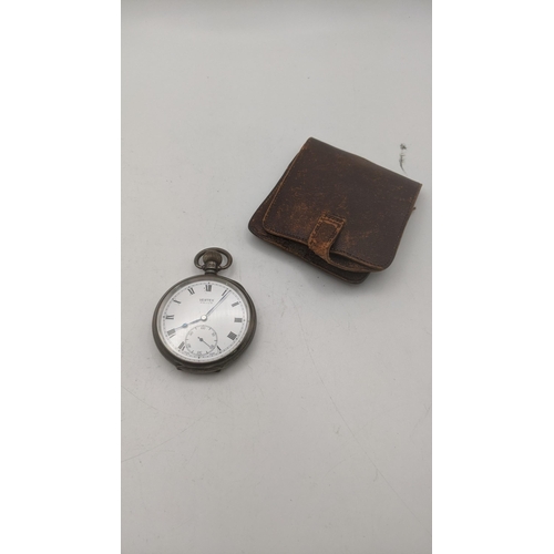 131 - An early 20th century silver open faced keyless Vertex pocket watch Location:CAB2
If there is no con... 