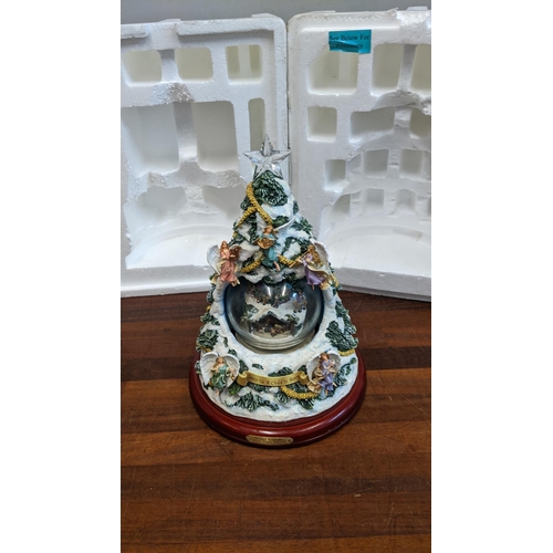 258 - A Bradford Exchange Silent Night nativity snow-globe tree
Location: A4B
If there is no condition rep... 