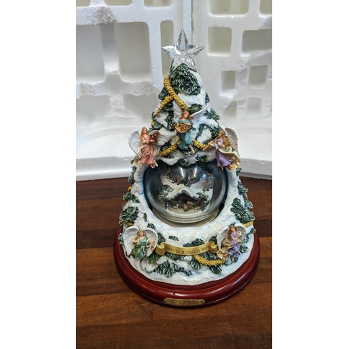 258 - A Bradford Exchange Silent Night nativity snow-globe tree
Location: A4B
If there is no condition rep... 