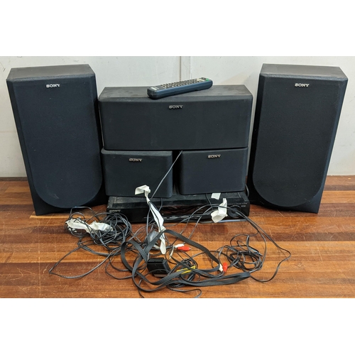 310 - A Sony Pro-Logic sound system with five speakers Location: A1M
If there is no condition report shown... 