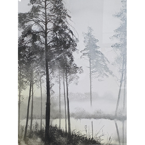 331 - Two limited edition prints by F. Hilon, one depicting the mist rising off a river no 97/150 and the ... 