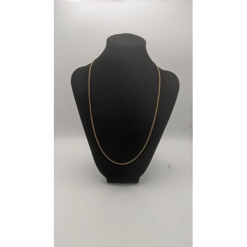 20 - A 9ct gold chain necklace, 6.8g, 56cml
Location:
If there is no condition report shown, please reque... 