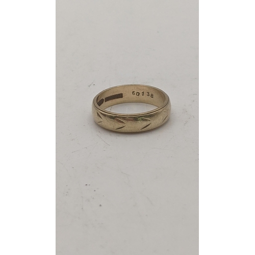 3 - A 9ct gold gents wedding band, size S 1/2, 5.5g
Location:
If there is no condition report shown, ple... 