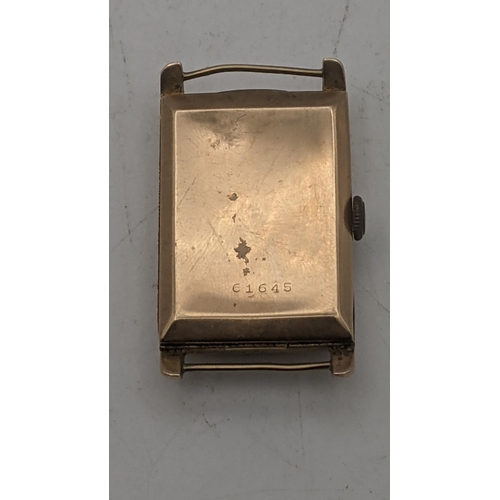 69 - A 9ct yellow gold cased wristwatch, total weight 14.5g
Location:CAB5
If there is no condition report... 