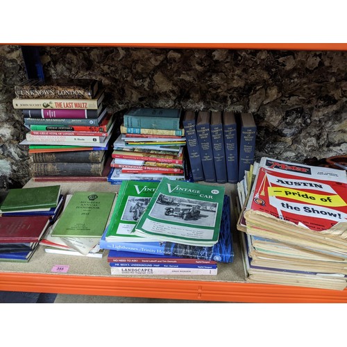 355 - Books on local geography, The Motor and The Vintage Car magazines and other books Location:G
If ther... 