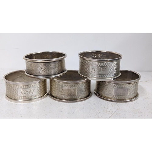 226 - Five early 20th century silver napkin rings
Location: T
If there is no report shown, please advise