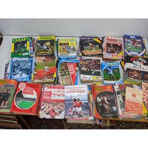 461 - Mainly 1960s, 70s and 80s football programmes to include Manchester United, Southampton, Ipswich and... 