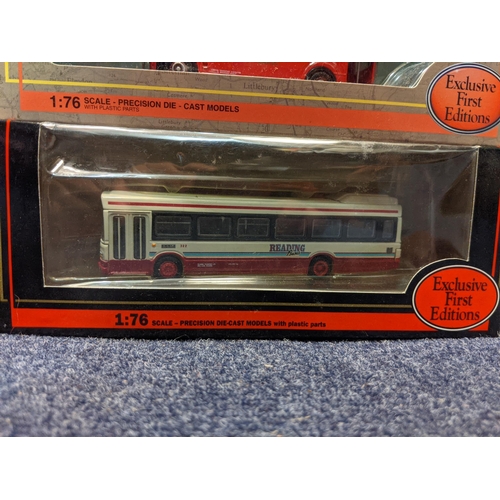 79 - A large collection of model buses to include Exclusive First Editions and later 00 gauge, together w... 