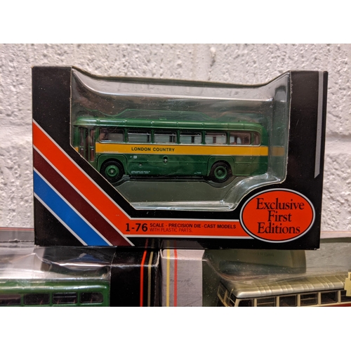 84 - Seven gift sets, all boxed to include a Maidstone & District set containing a Leyland PD 213 Highrid... 