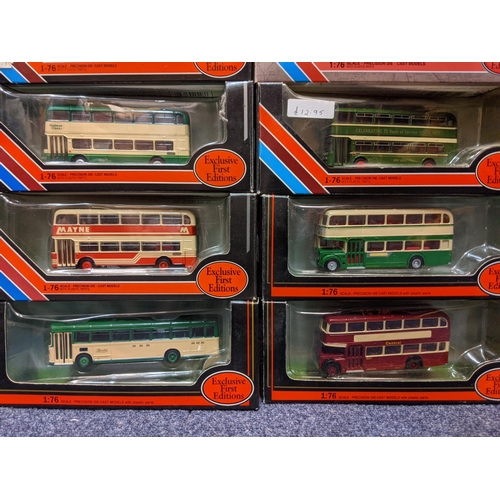 93 - Twenty-five boxed Exclusive First Edition model buses to include a Ford R114 Alexander Y Type Highla... 