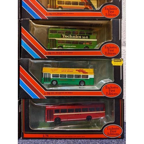 94 - Twenty-five boxed model busses, seventeen Exclusive First Edition models and eight models from The O... 