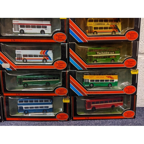 94 - Twenty-five boxed model busses, seventeen Exclusive First Edition models and eight models from The O... 